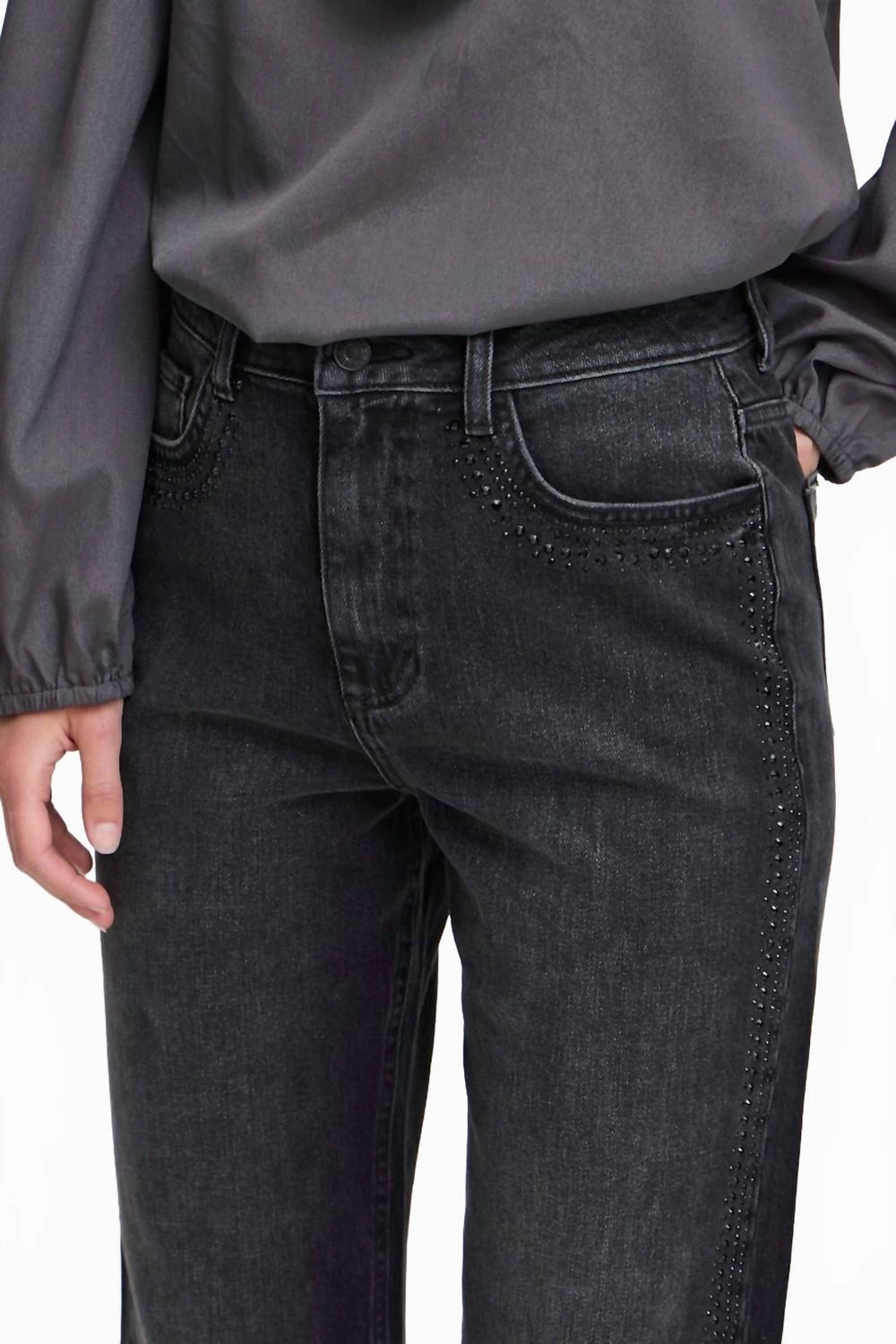 Bylara Jeans In Black