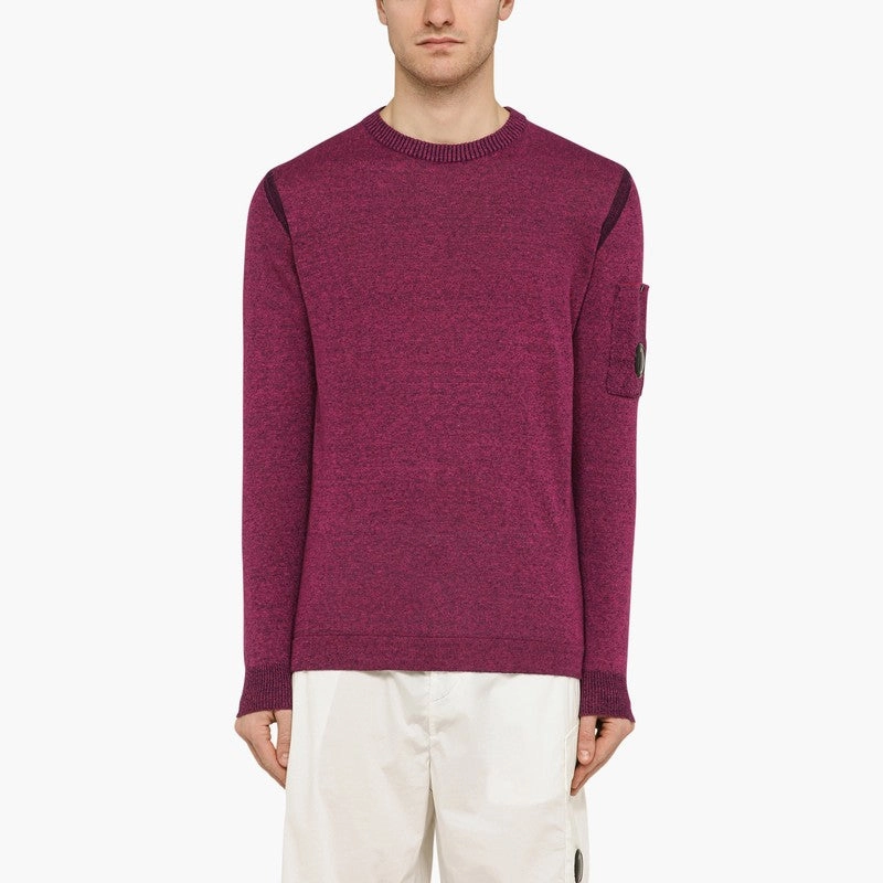 C.P. Company Men's Linen-Blend Crew-Neck Sweater