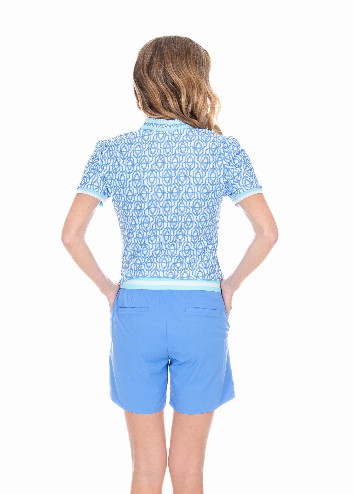 Cabana Life Lake Como Short Sleeve Collared Quarter Zip
