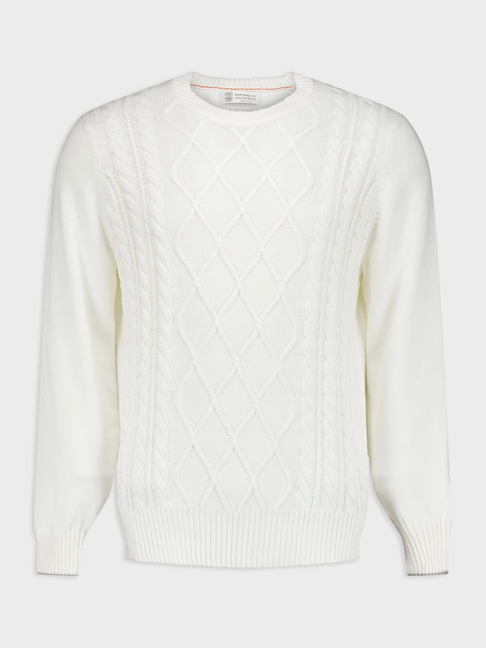 Cable Knit Crewneck Sweater Knitwear Mens - men's sweaters sale