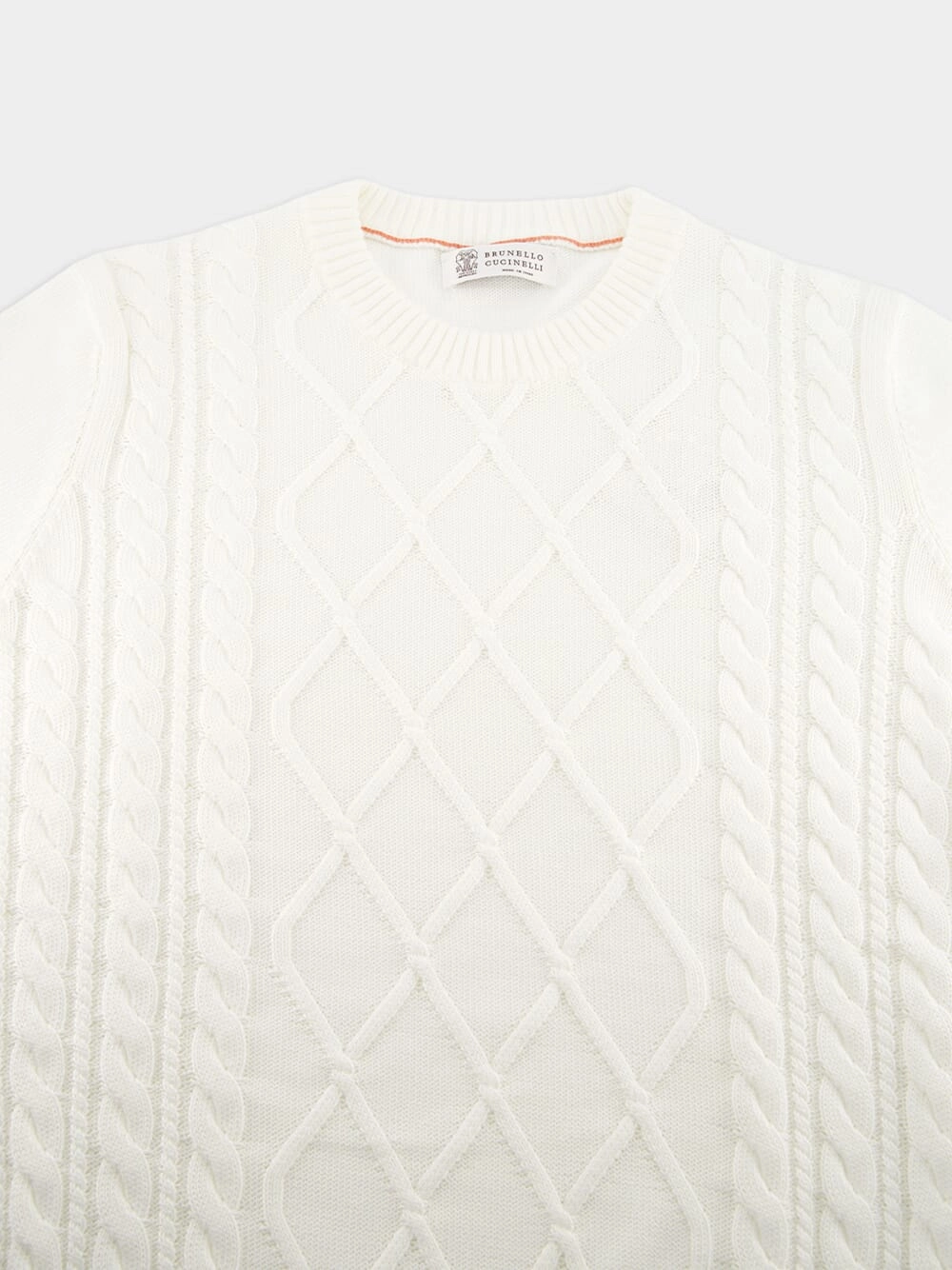 Cable Knit Crewneck Sweater