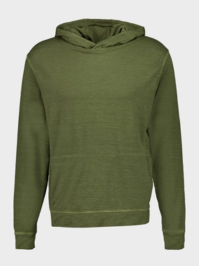 Caffe Soft Fade Green Long-Sleeve Hooded Sweatshirt Knitwear Mens - men's sweaters sale