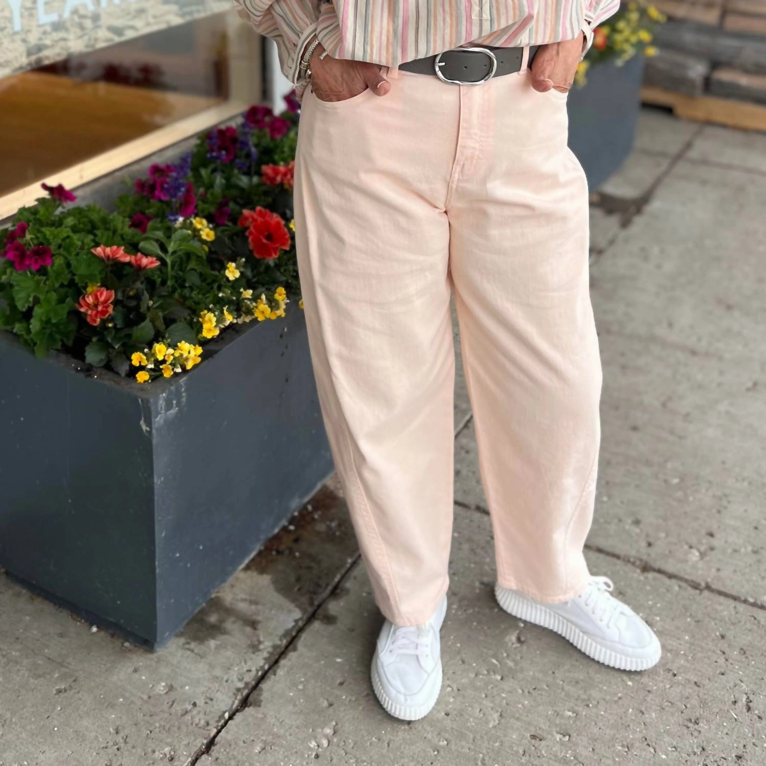 Caleb Jean In Peach womens palazzo pants deal