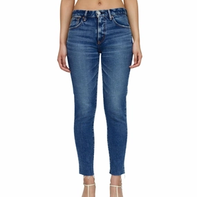 Caledonia Skinny Jeans In Blue womens high-waisted pants online