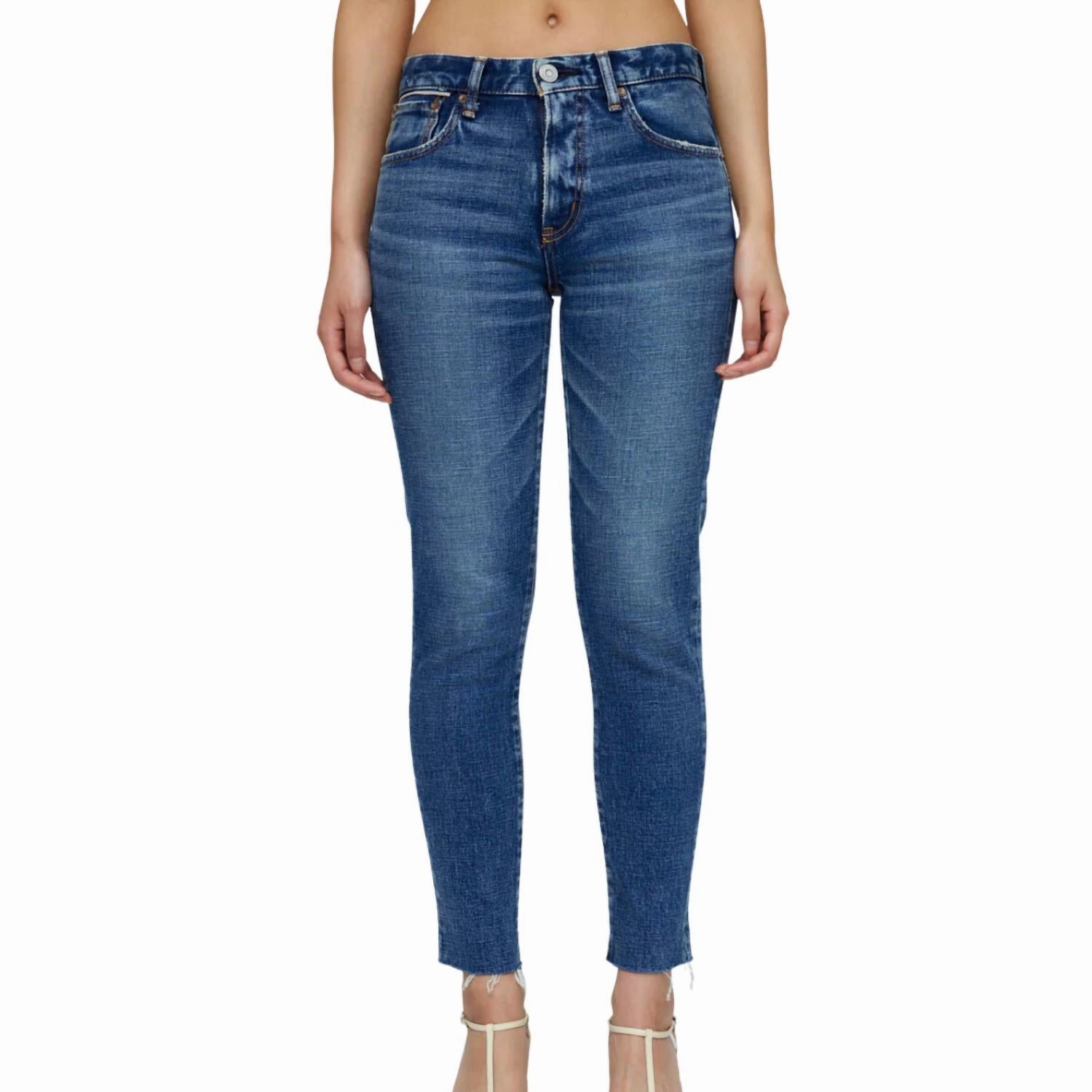 Caledonia Skinny Jeans In Blue womens high-waisted pants online