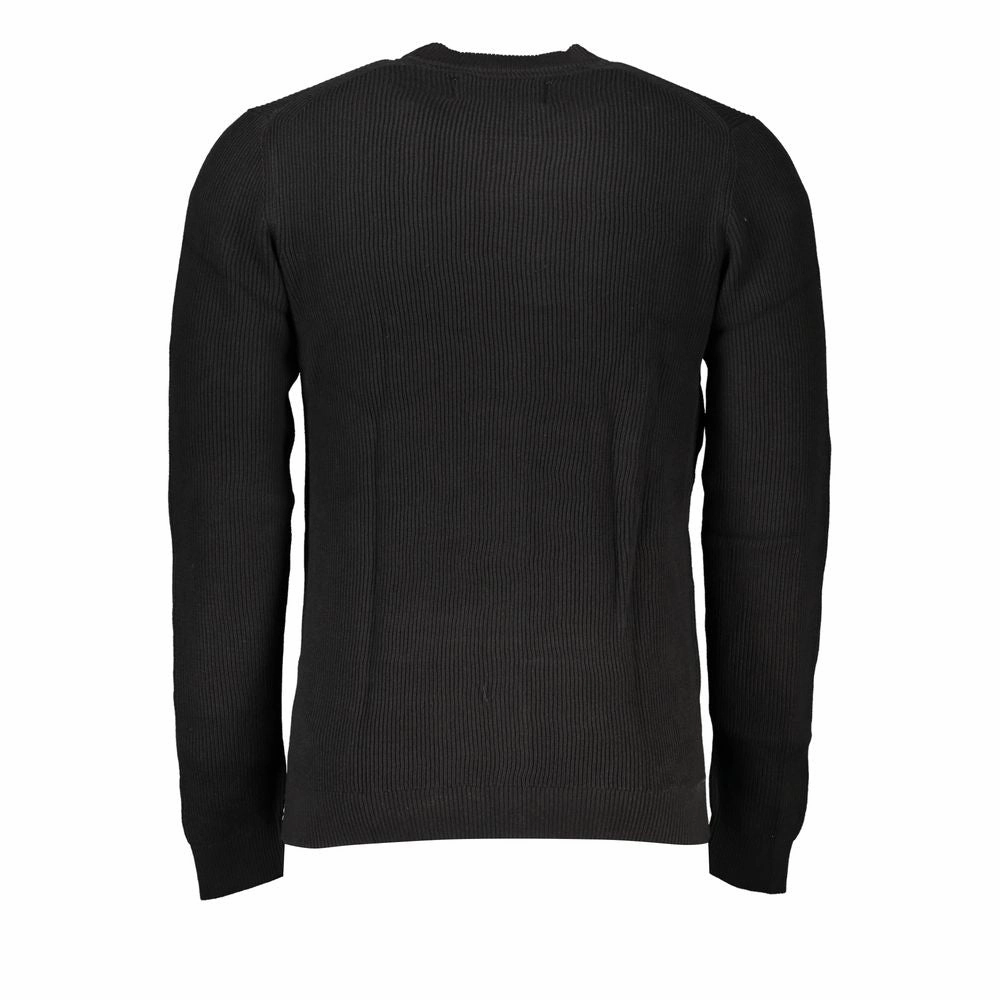 Calvin Klein Sleek Crew Neck Sweater with Men's Logo