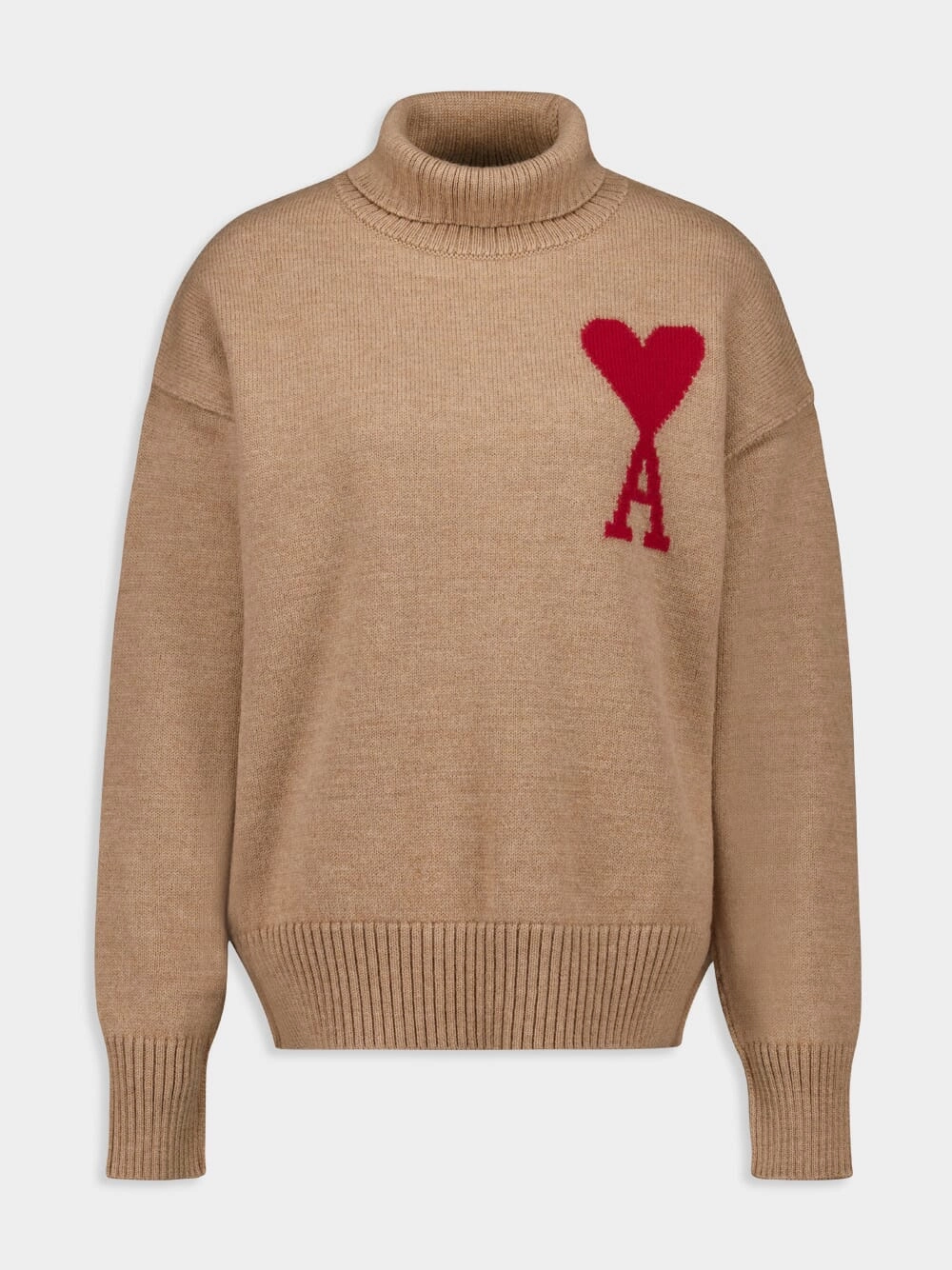 Camel Felted Merino Wool Sweater Knitwear Womens - women's knitwear cheap