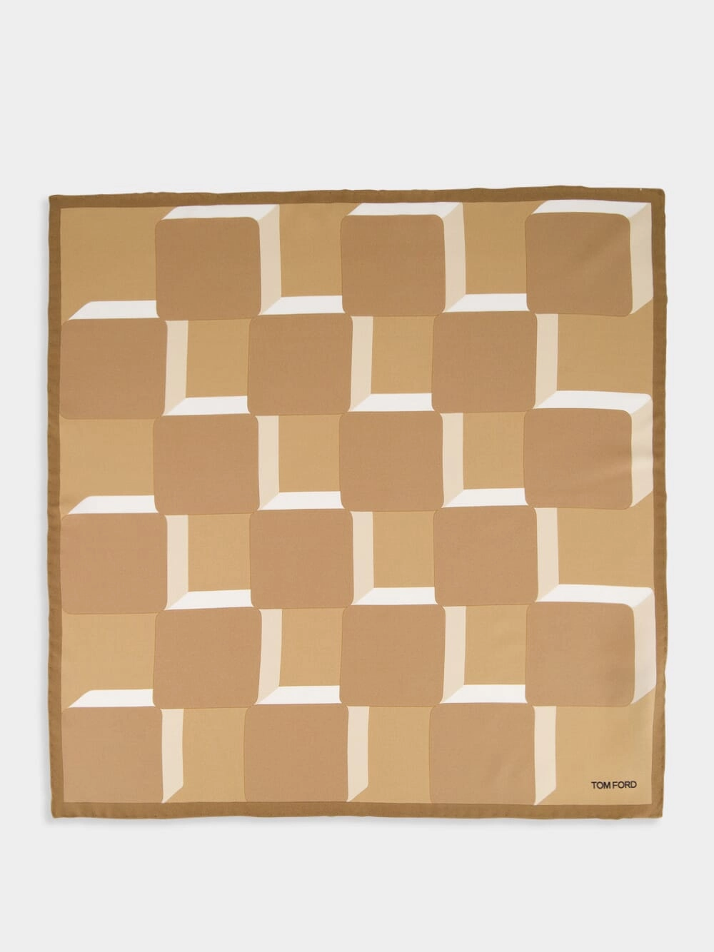 Camel Silk Pocket Square Suits Mens - men's suits outlet