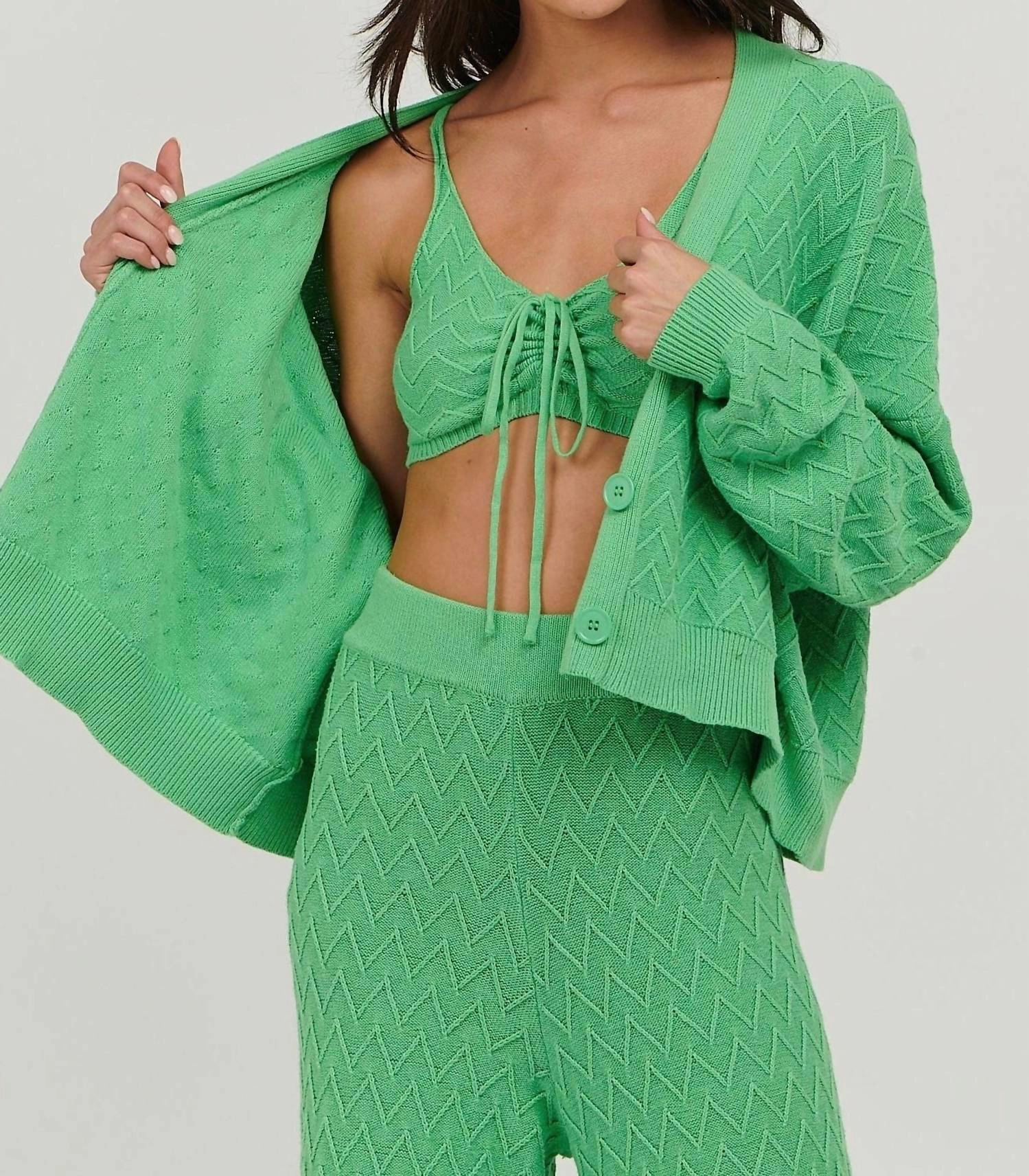 Camila Bustier Top In Green