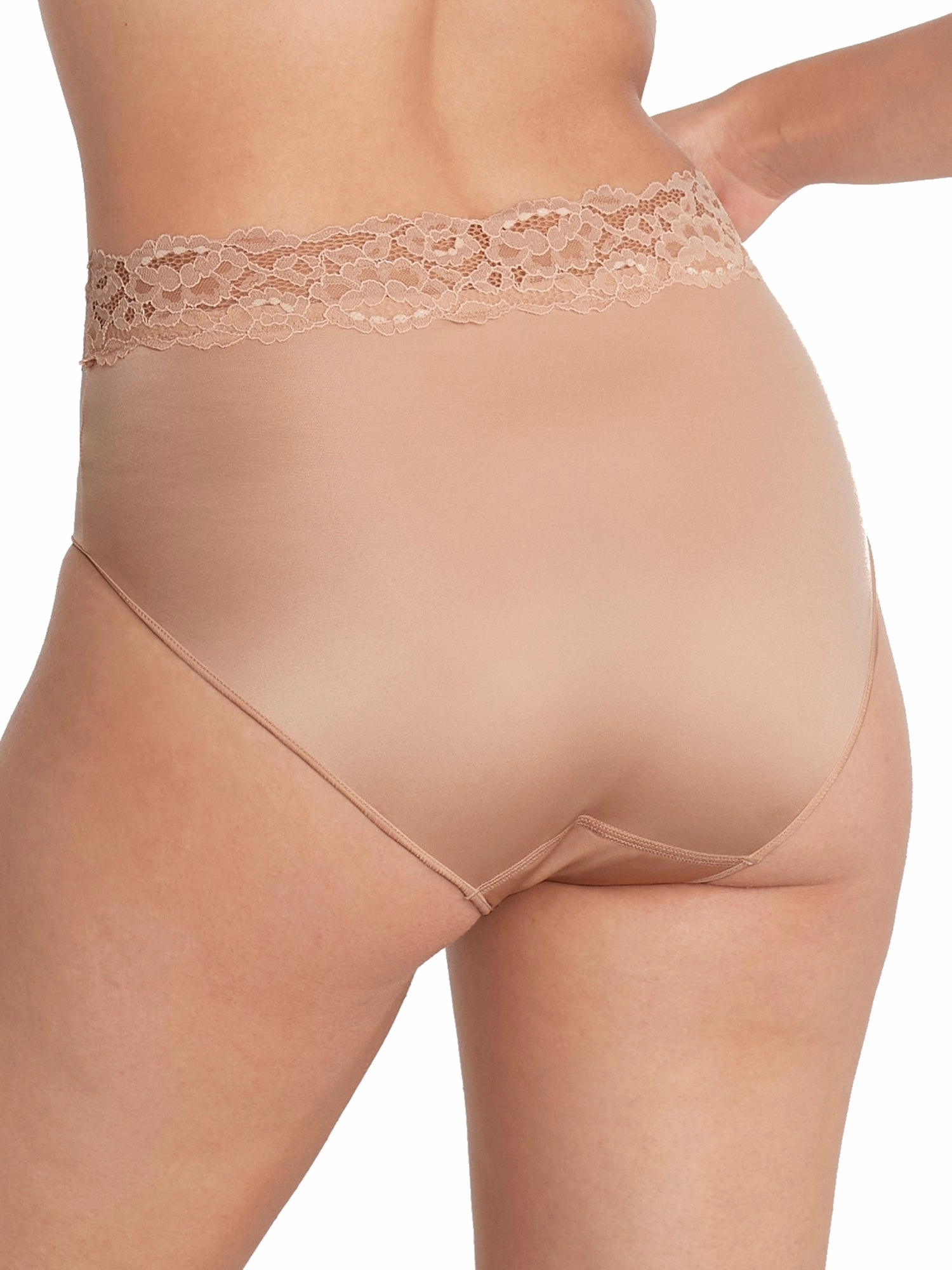 Camio Mio Women's Shine Brief With Lace