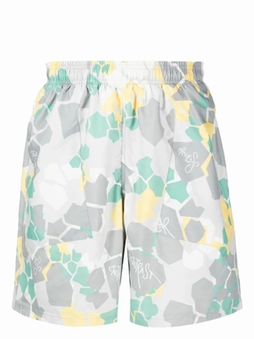 Camouflage-Pattern Swim Shorts cheap mens pants online