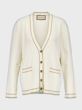 Cardigan With Interlocking G Knitwear Womens - women's knitwear cheap