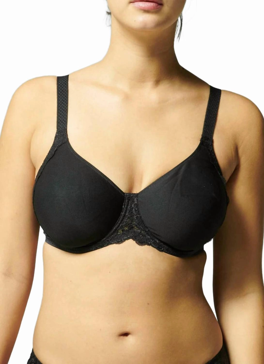 Caresse Minimizer Bra In Black