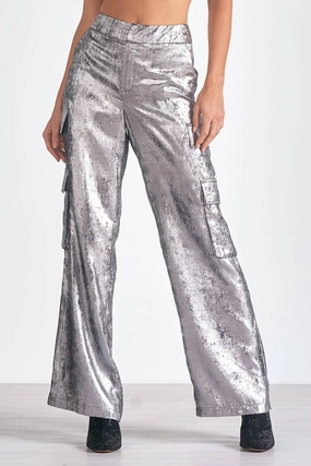 Cargo Pant In Silver womens trousers outlet