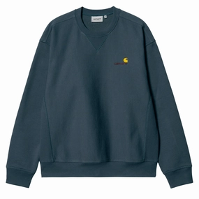 Carhartt WIP American Script Sweatshirt Ore mens long sleeves cheap