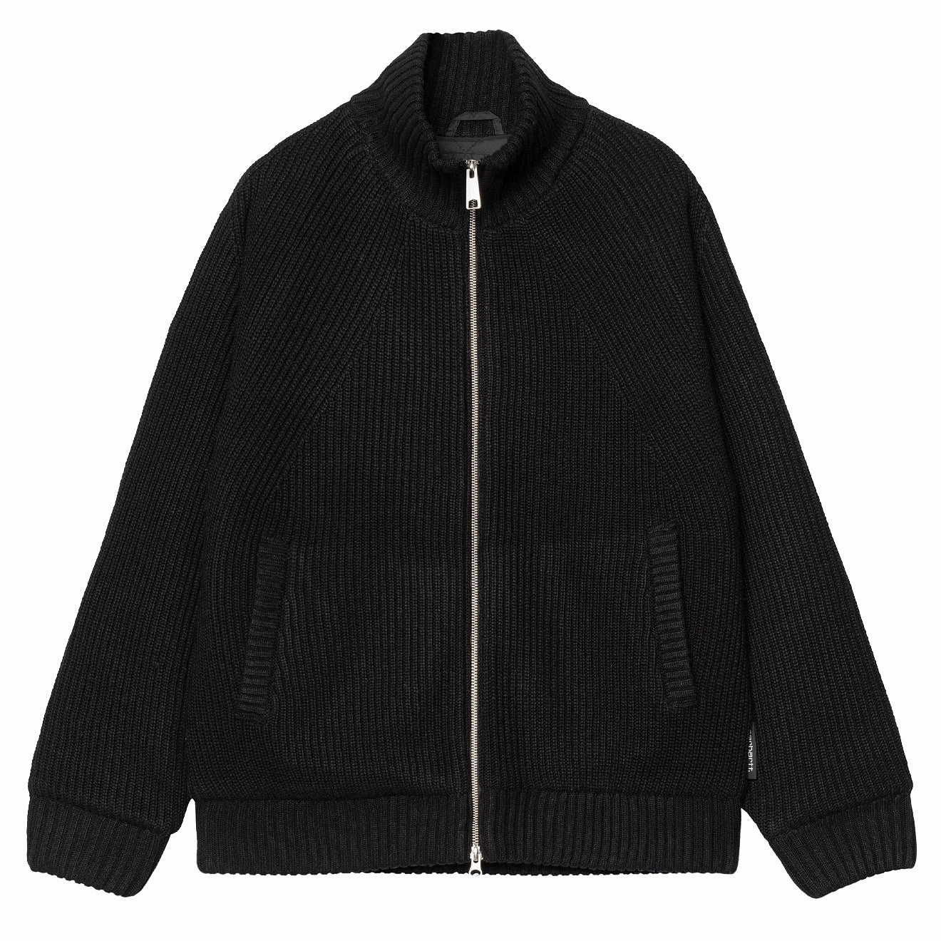 Carhartt WIP Banley Sweater Jacket Black mens sweaters cheap