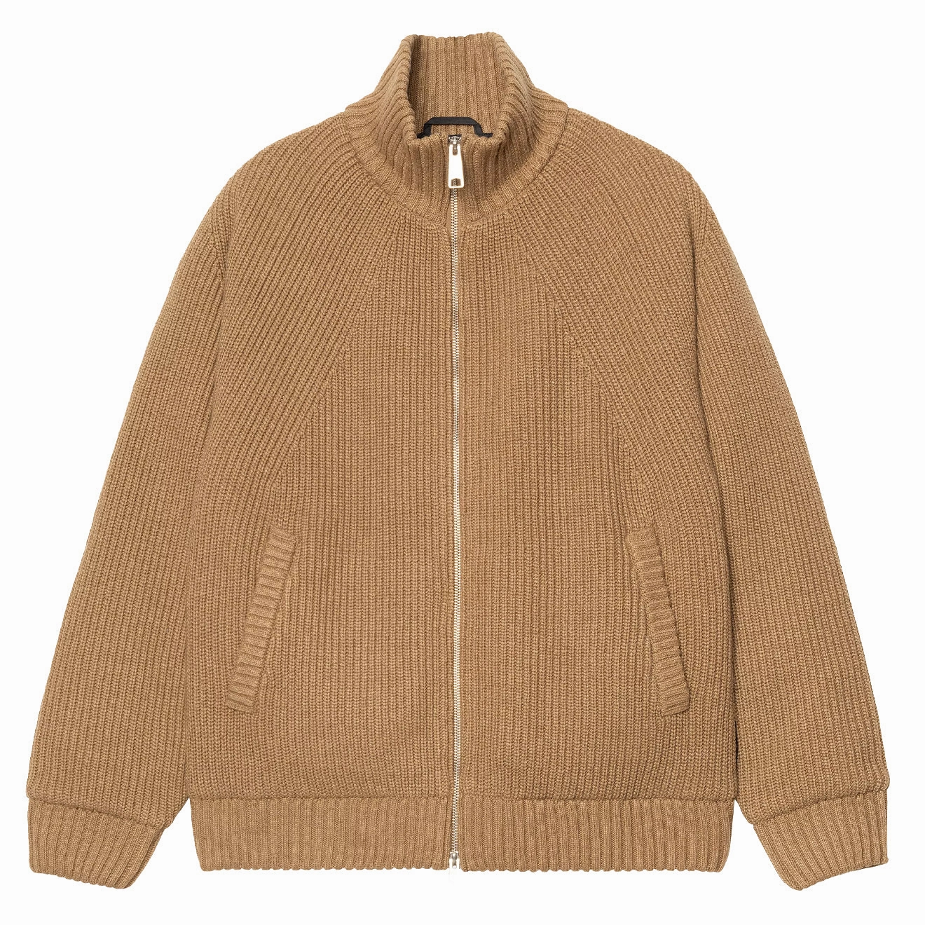 Carhartt WIP Banley Sweater Jacket Peanut mens sweaters cheap