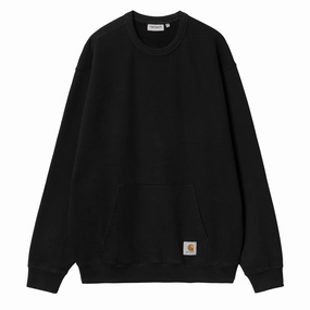 Carhartt WIP Billy Sweat Black mens long sleeves cheap