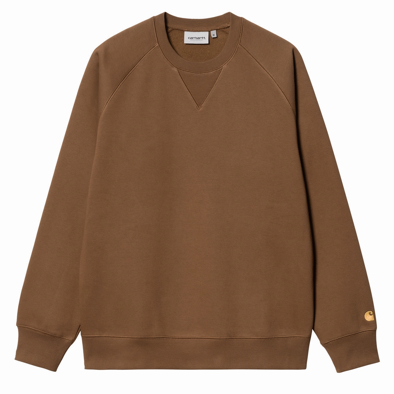 Carhartt WIP Chase Sweat Tamarind / Gold mens long sleeves cheap