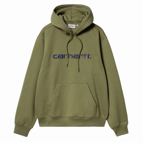 Carhartt WIP Hooded Carhartt Sweat Capulet / Aura mens long sleeves cheap