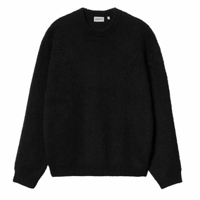 Carhartt WIP Merton Sweater Black mens sweaters cheap