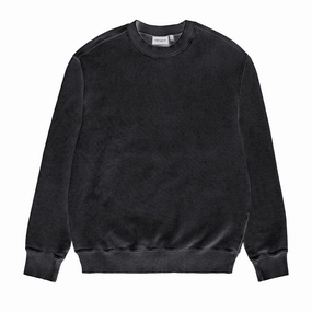 Carhartt WIP Mosby Script Sweat Black mens long sleeves cheap