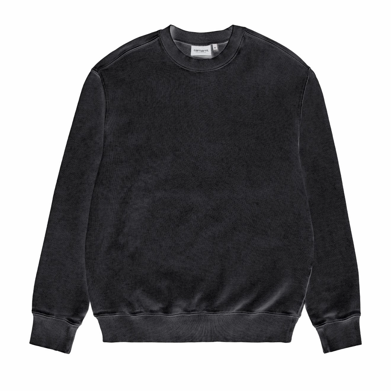 Carhartt WIP Mosby Script Sweat Black mens long sleeves cheap