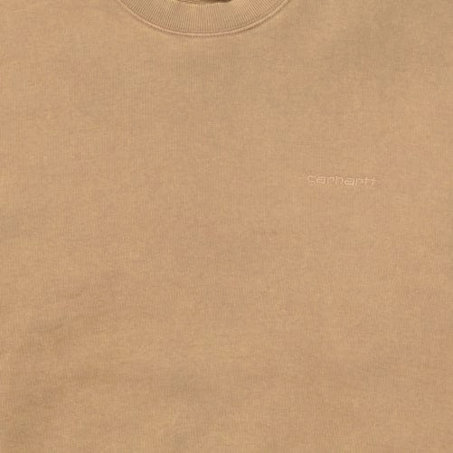 Carhartt WIP Mosby Script Sweat Dusty H Brown