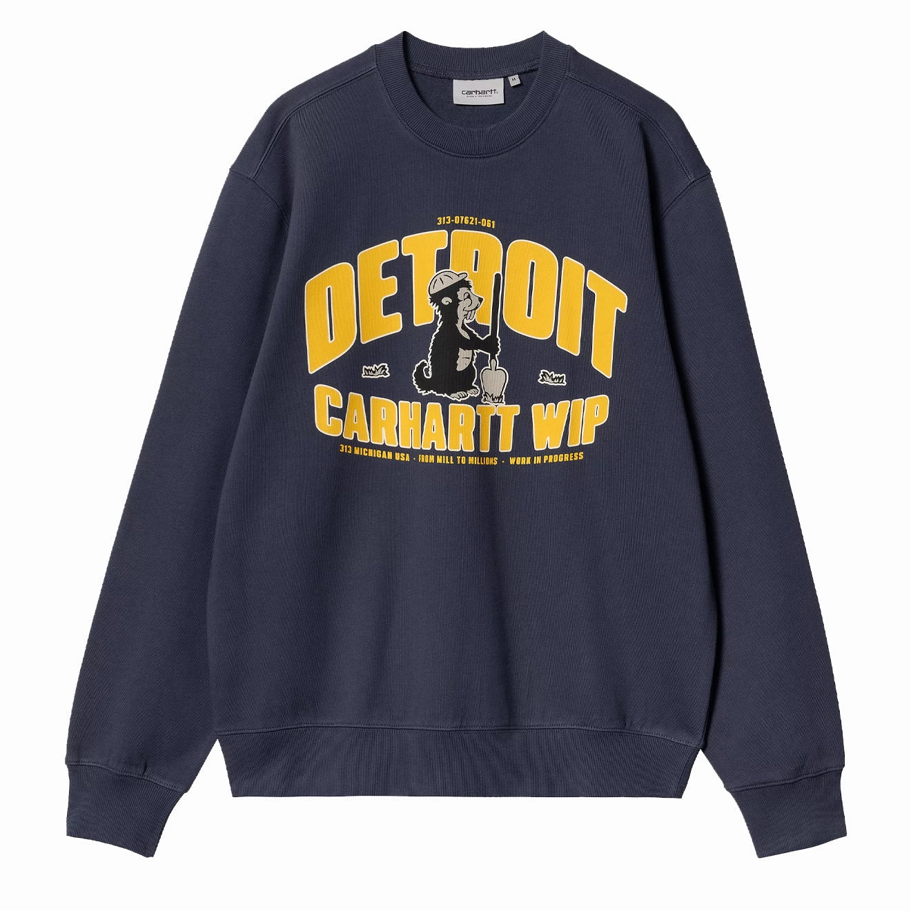 Carhartt WIP Underground Sweat Blue mens long sleeves cheap