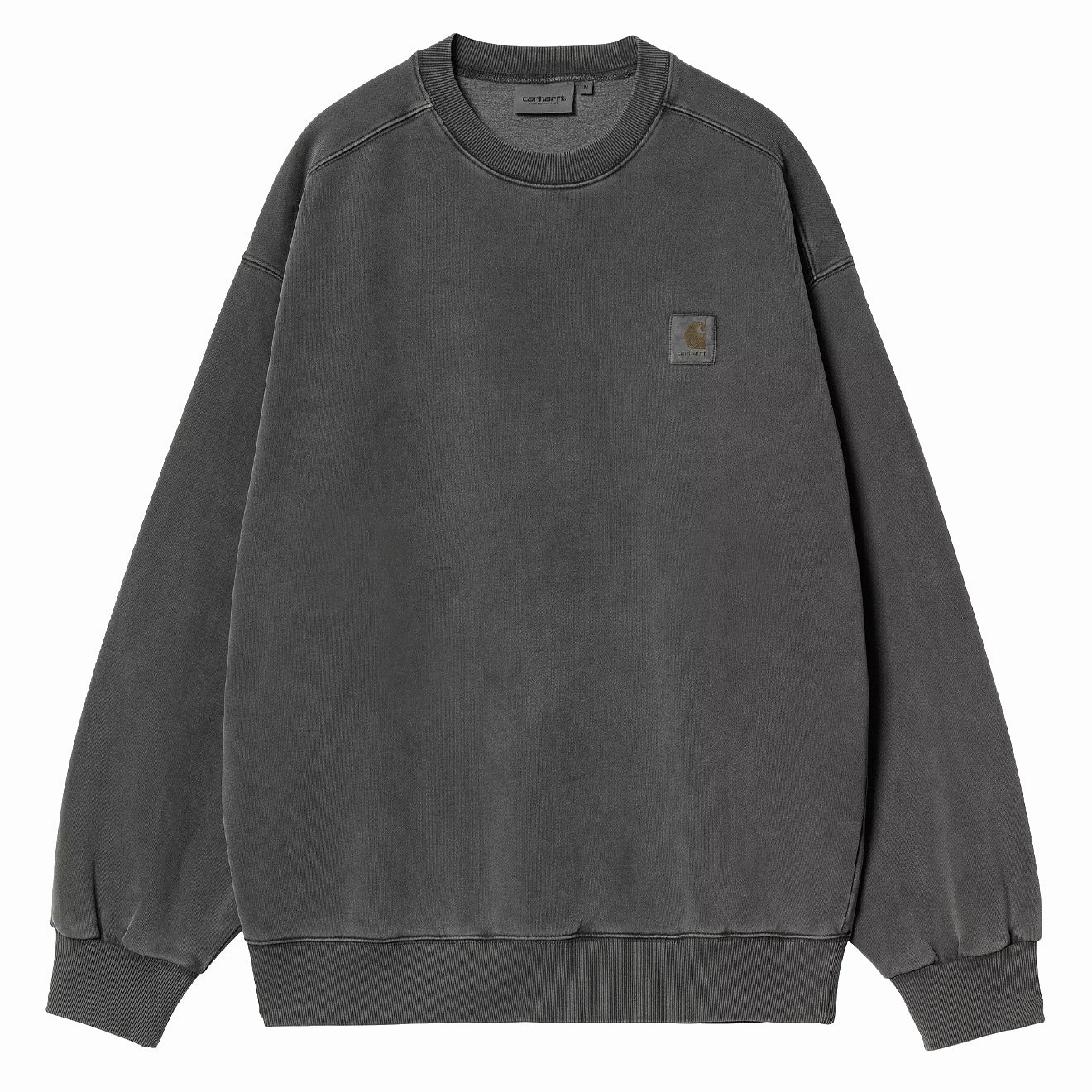 Carhartt WIP Vista Sweat Graphite Garment Dyed mens long sleeves cheap