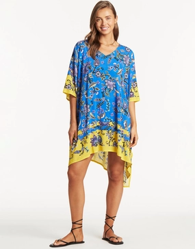 Carnivale Kaftan - Cobalt Swim Womens - bikinis clearance