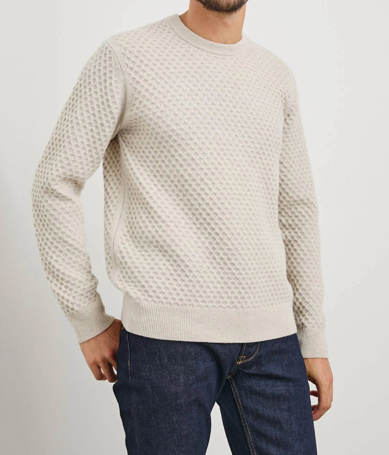 Carrick Sweater In Oatmeal Heather