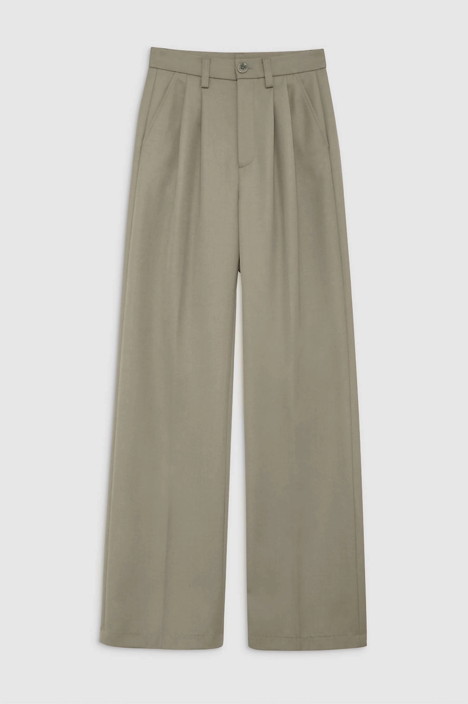 Carrie Pant In Green Khaki