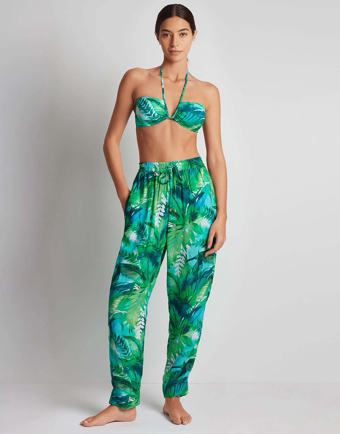 Cartago Palms Poolside Pant - Multi Swim Womens - bikinis clearance