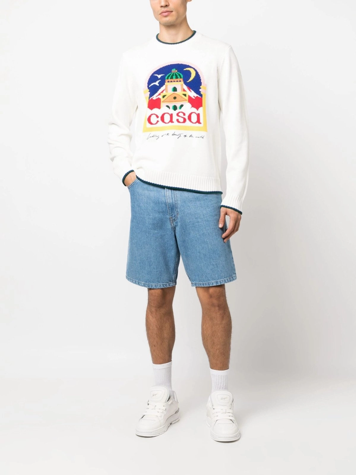 Casa Intarsia Knit Jumper