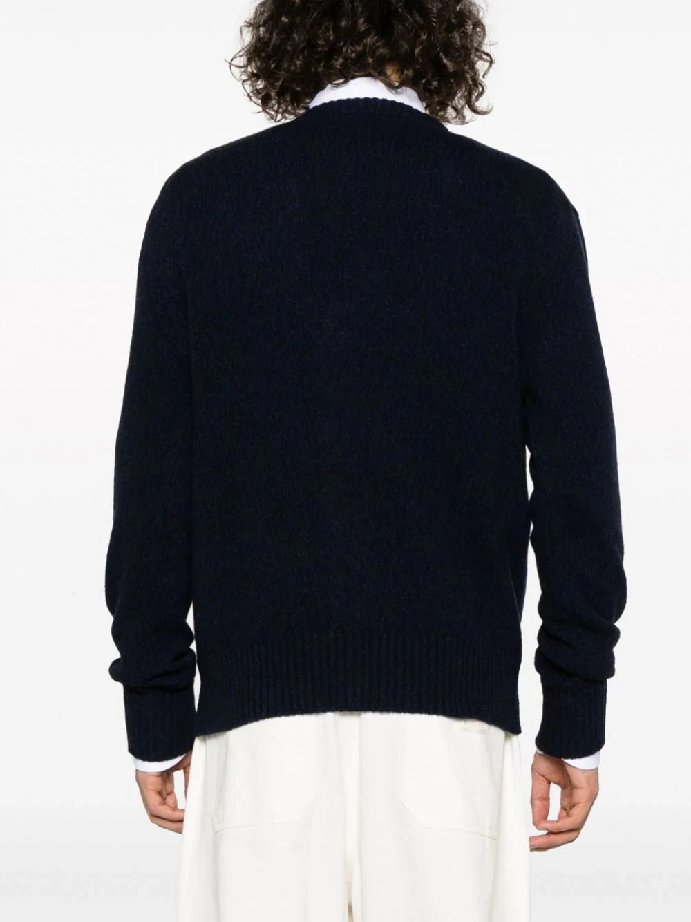 Cashmere and Wool V-Neck Cardigan