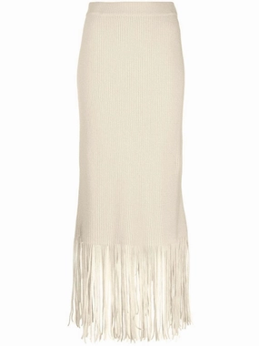 Cashmere Blend Midi Skirt Knitwear Womens - women's knitwear cheap