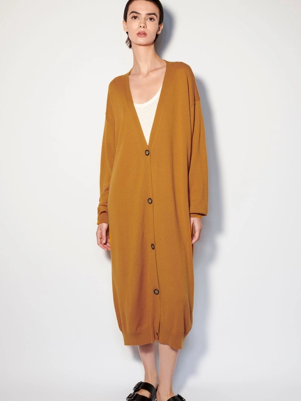 Cashmere Long Cardigan