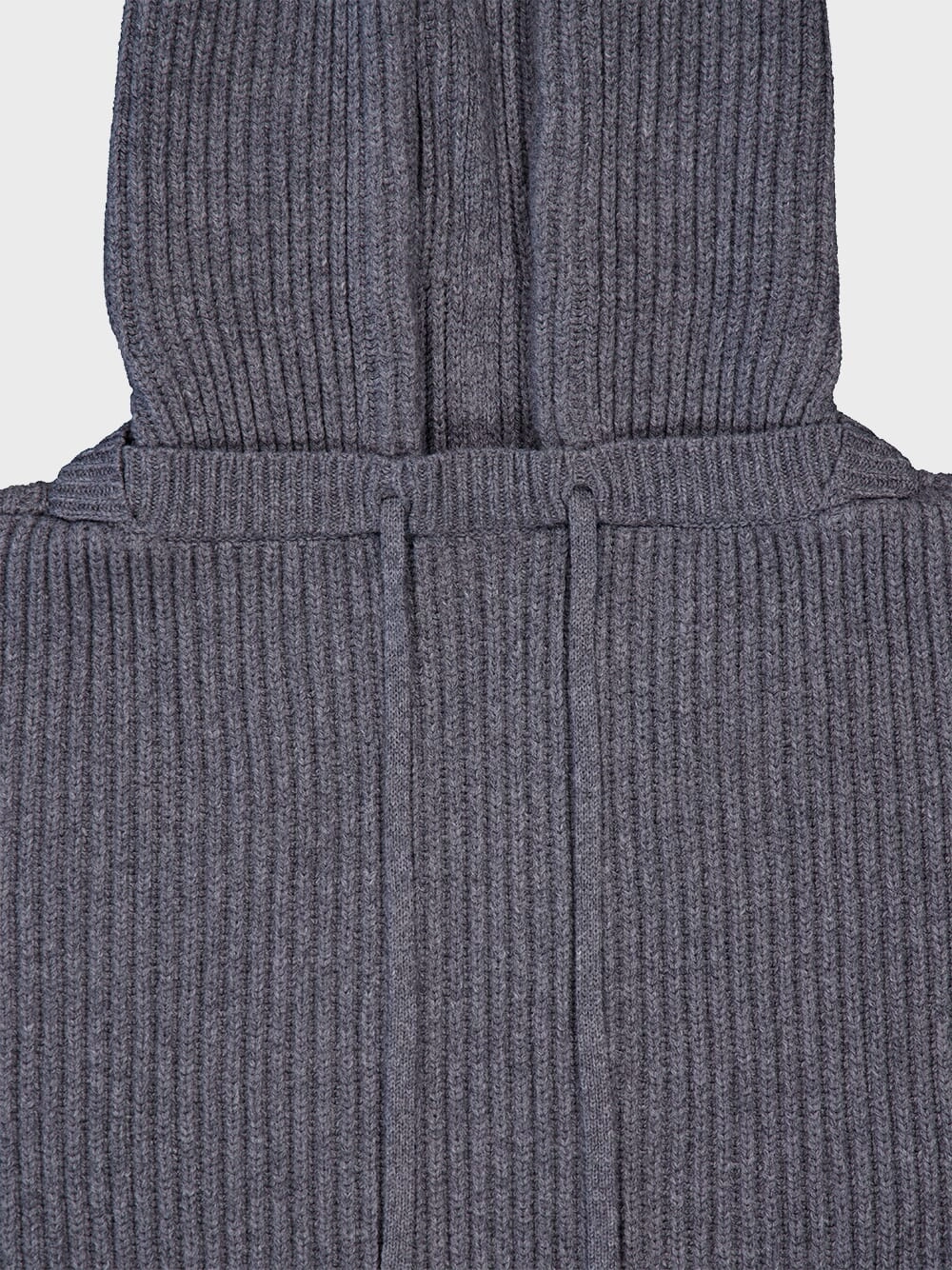 Cashmere Ribbed-Knit Hoodie