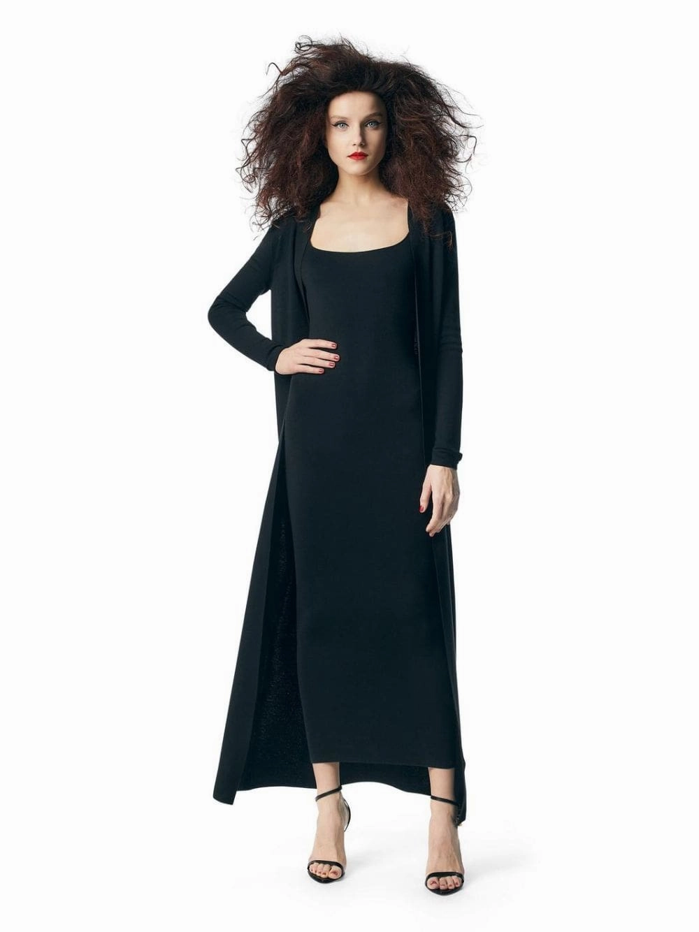 Cashmere-Silk Maxi Cardigan
