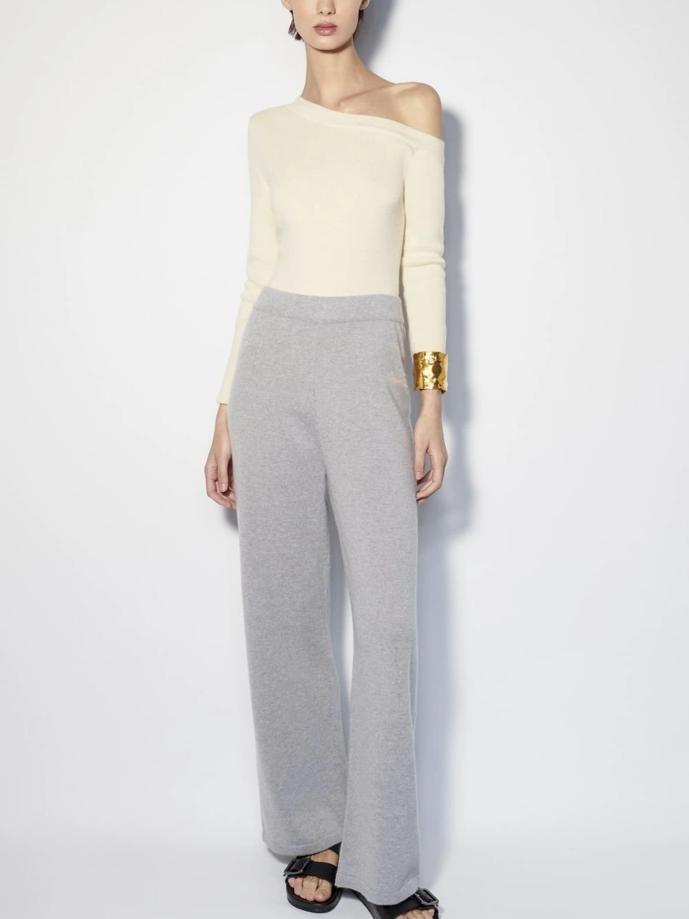 Cashmere Straight Pants Knitwear Womens - women's knitwear cheap