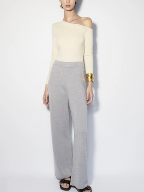 Cashmere Straight Pants Knitwear Womens - women's knitwear cheap