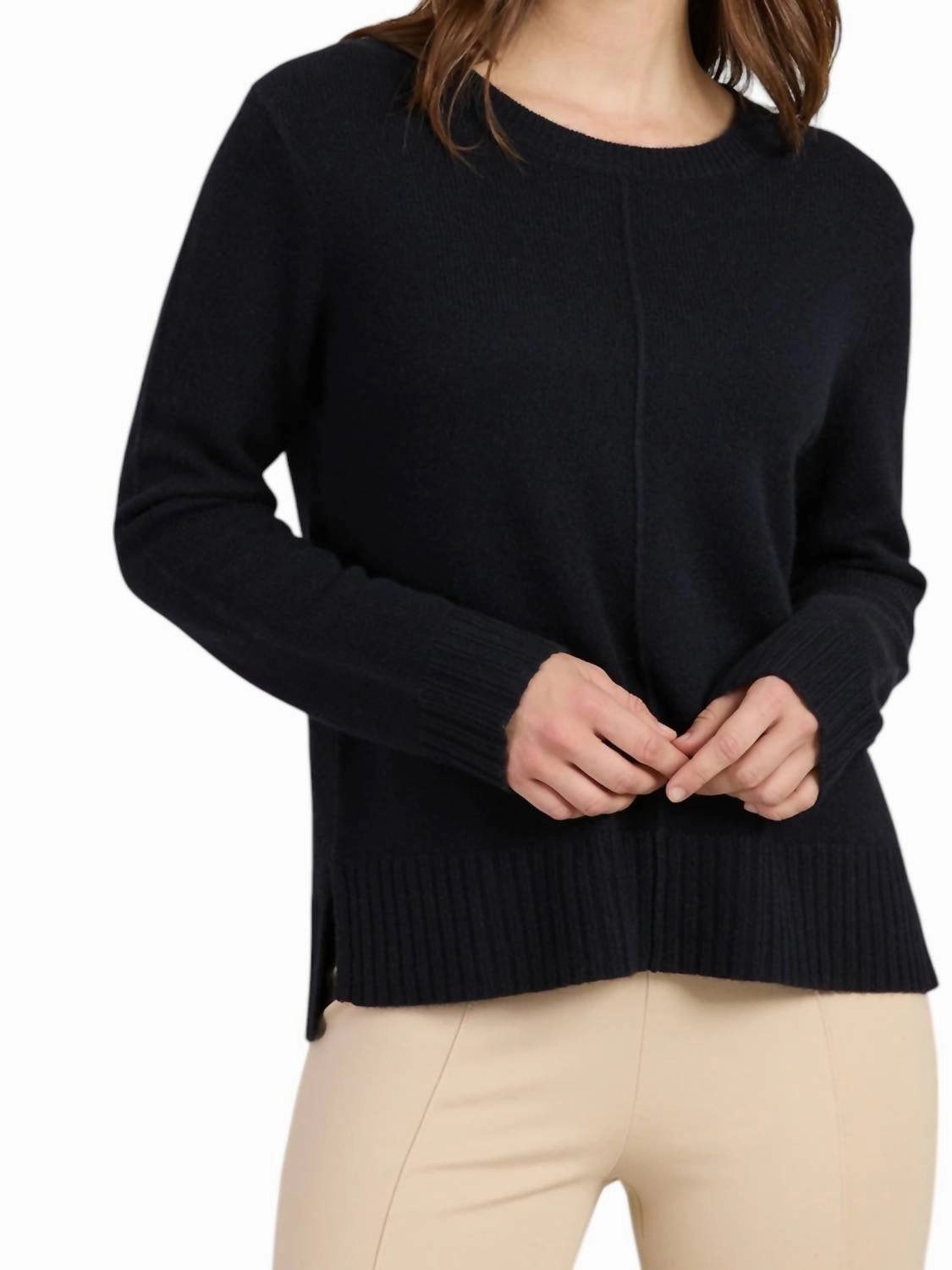 Cashmere Sweater In Navy