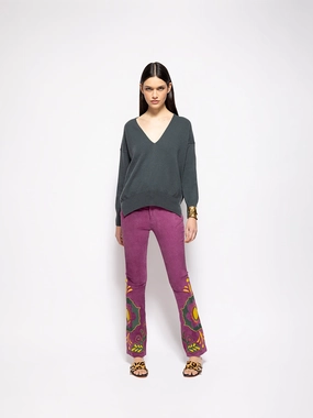 Cashmere V-Neck Jumper Knitwear Womens - women's knitwear cheap