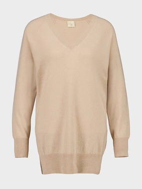 Cashmere V-Neck Long Sweater Knitwear Womens - women's knitwear cheap