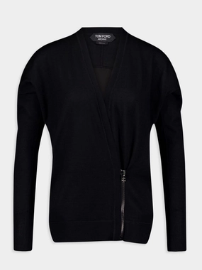 Cashmere Wrap Black Cardigan Knitwear Womens - women's knitwear cheap