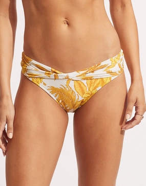 Castaway Twist Band Hipster Bikini Pant - Tuscan Sunset Swim Womens - crochet bikinis sale