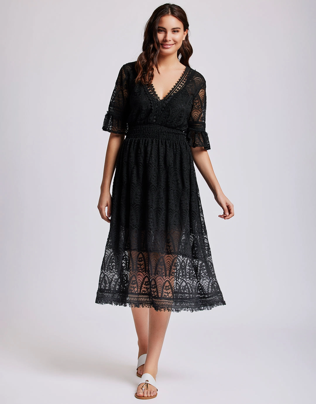 Celine Maxi Dress - Black Swim Womens - bikinis clearance