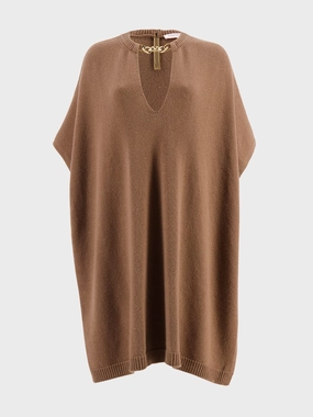 Chain-Detail Knitted Top Knitwear Womens - women's knitwear cheap