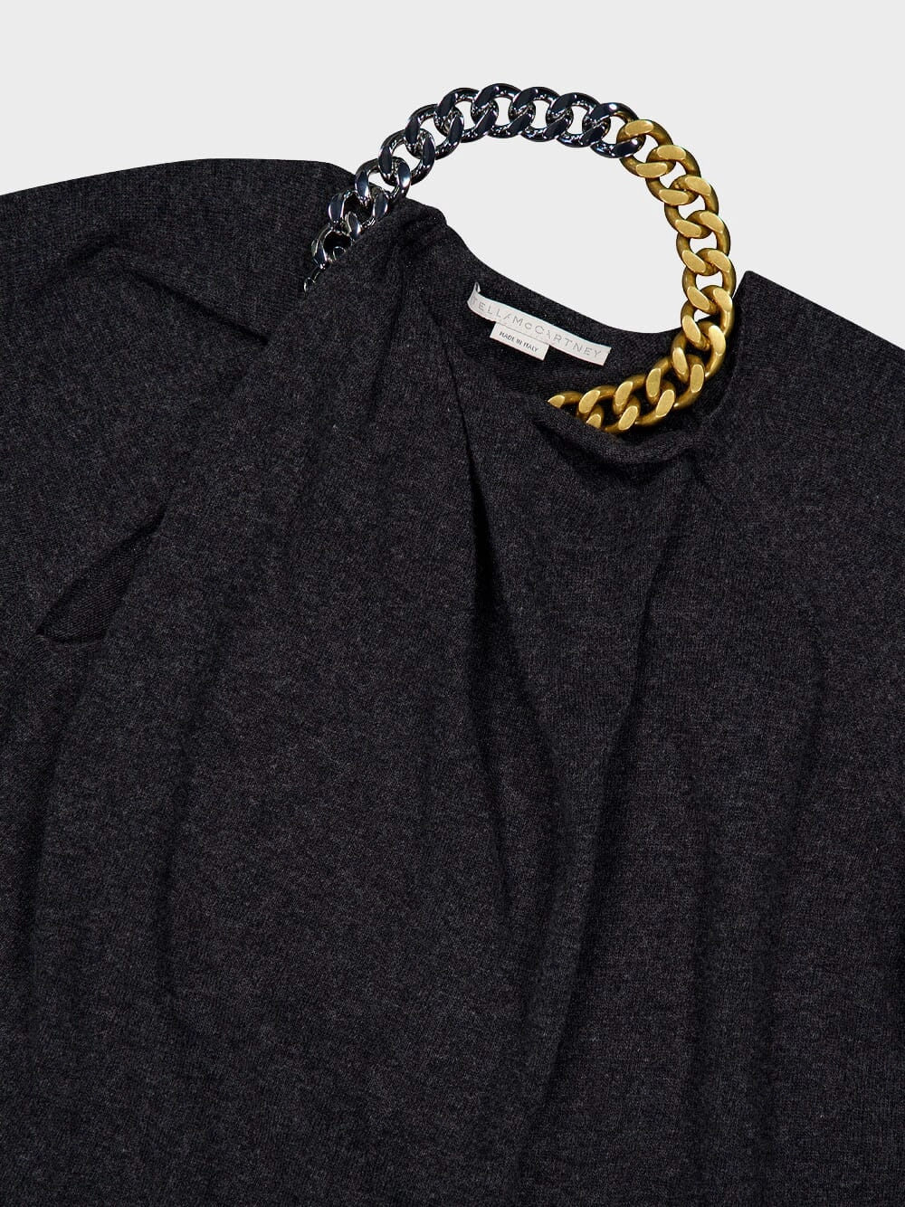 Chain-Detail Wool Jumper